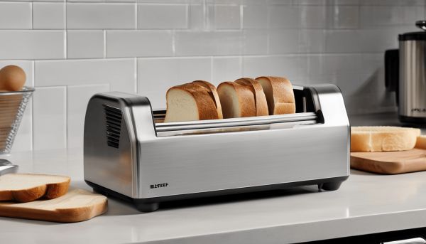 Équipez votre cuisine avec une trancheuse à pain électrique inox