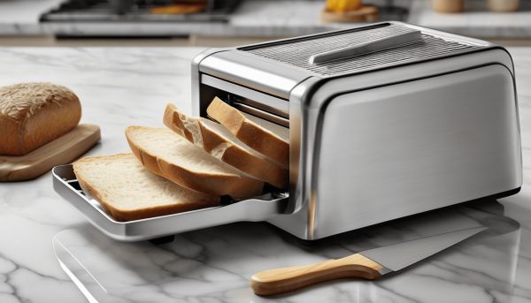Obtenez des tranches parfaitement homogènes avec une trancheuse à pain électrique