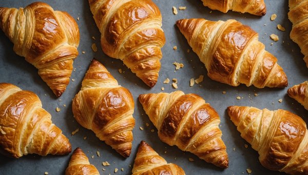 Maîtrisez l'art des croissants maison : Secrets pour des croissants dorés et croustillants avec une pâte feuilletée impeccable !